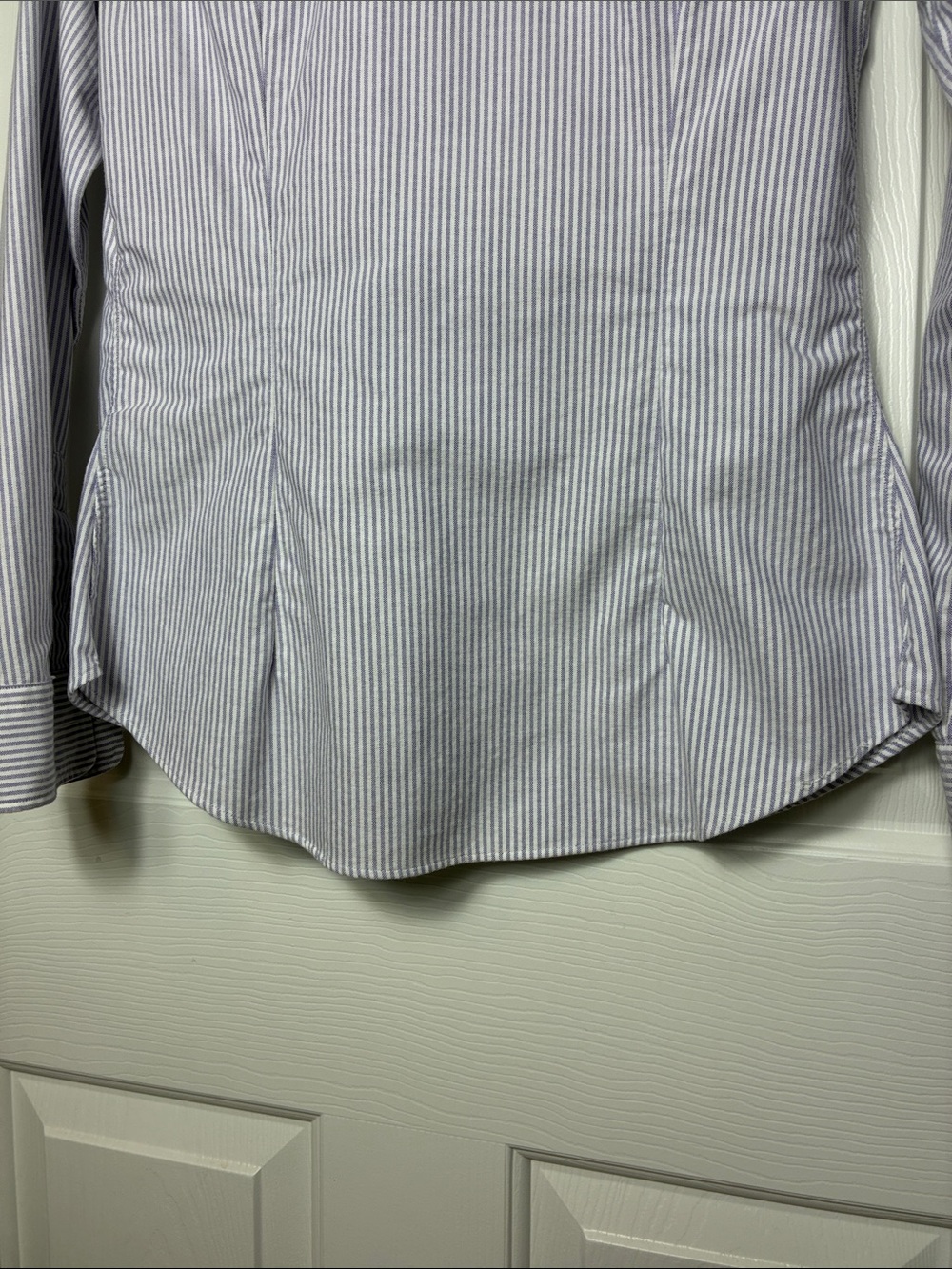 Ralph Lauren Blue and White Stripe Button-Down Shirt - Picture 6 of 10